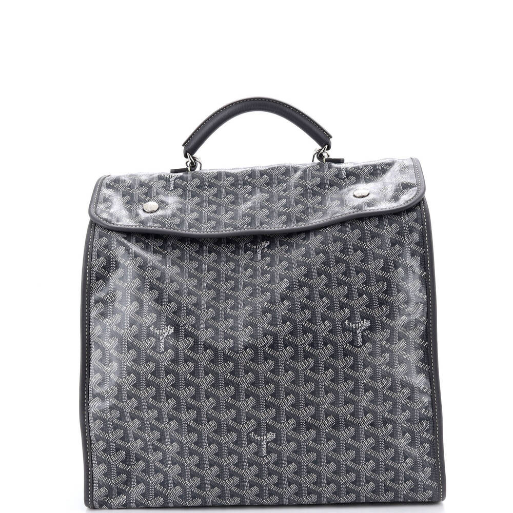 Goyard Saint Leger Briefcase Backpack Coated Canvas